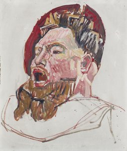 Head of a Landsknecht by Ferdinand Hodler